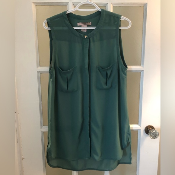 Forever 21 “love 21” oversized button up tunic blouse - Picture 1 of 4